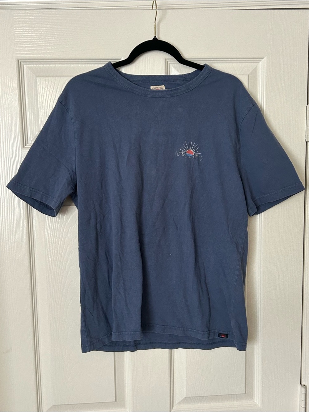 Faherty Sun & Sea Graphic Tee T-shirt - Mens Large - Organic Cotton Crew Neck